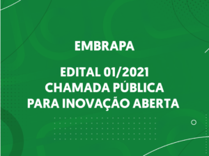 Imagem da notícia - Abertura do Edital 01/2021 – Chamada Pública para Inovação Aberta