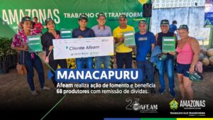 Imagem da notícia - Manacapuru – Afeam realiza ação de fomento e beneficia 68 produtores com remissão de dívidas